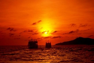 Promenade au coucher du soleil 